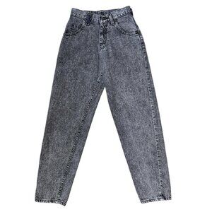 80s vintage “super baggy” Lee acidwash jeans bleached mid rise tapered relaxed.